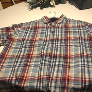 Long sleeve flannel button up shirt